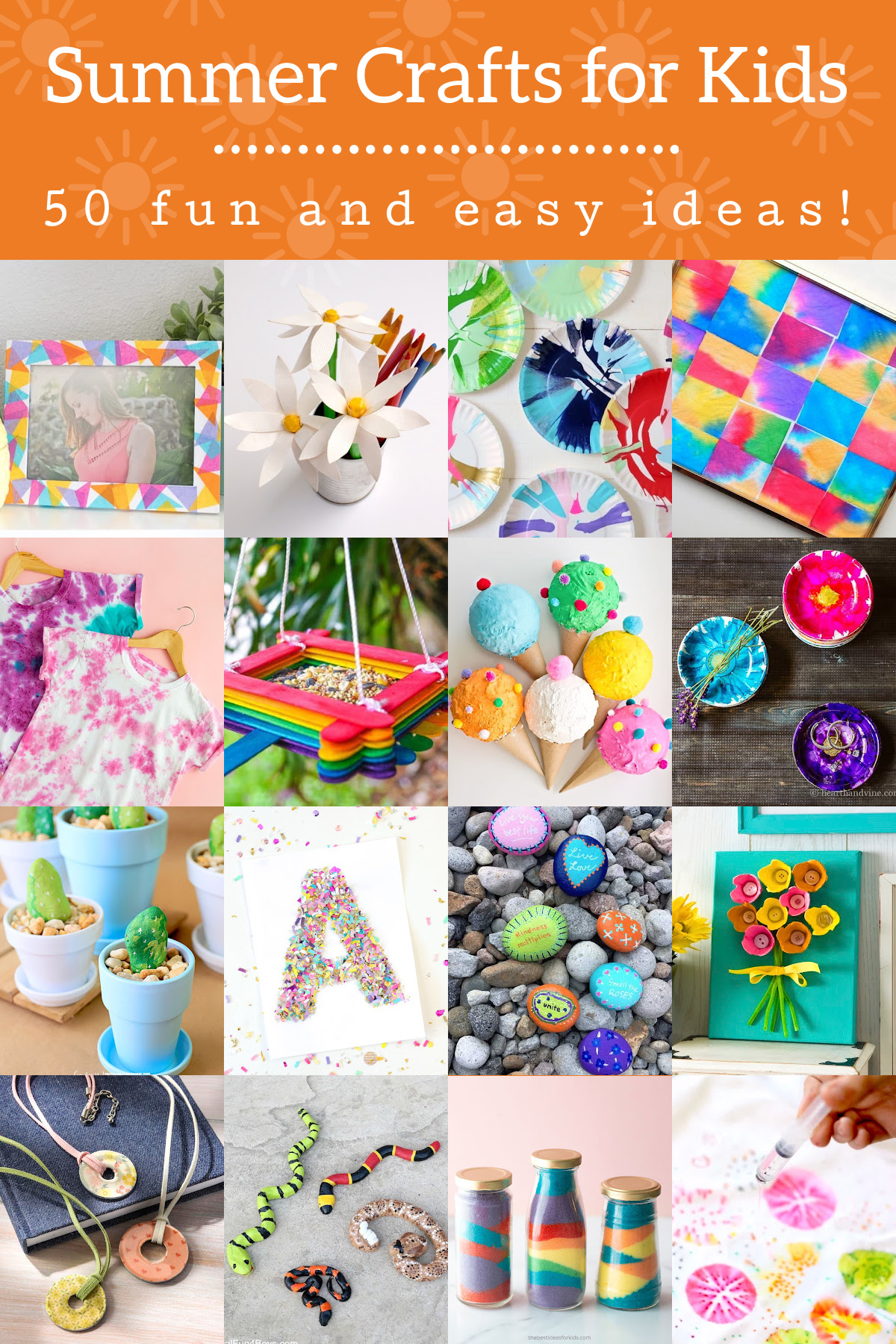 Summer Crafts for Kids they'll love