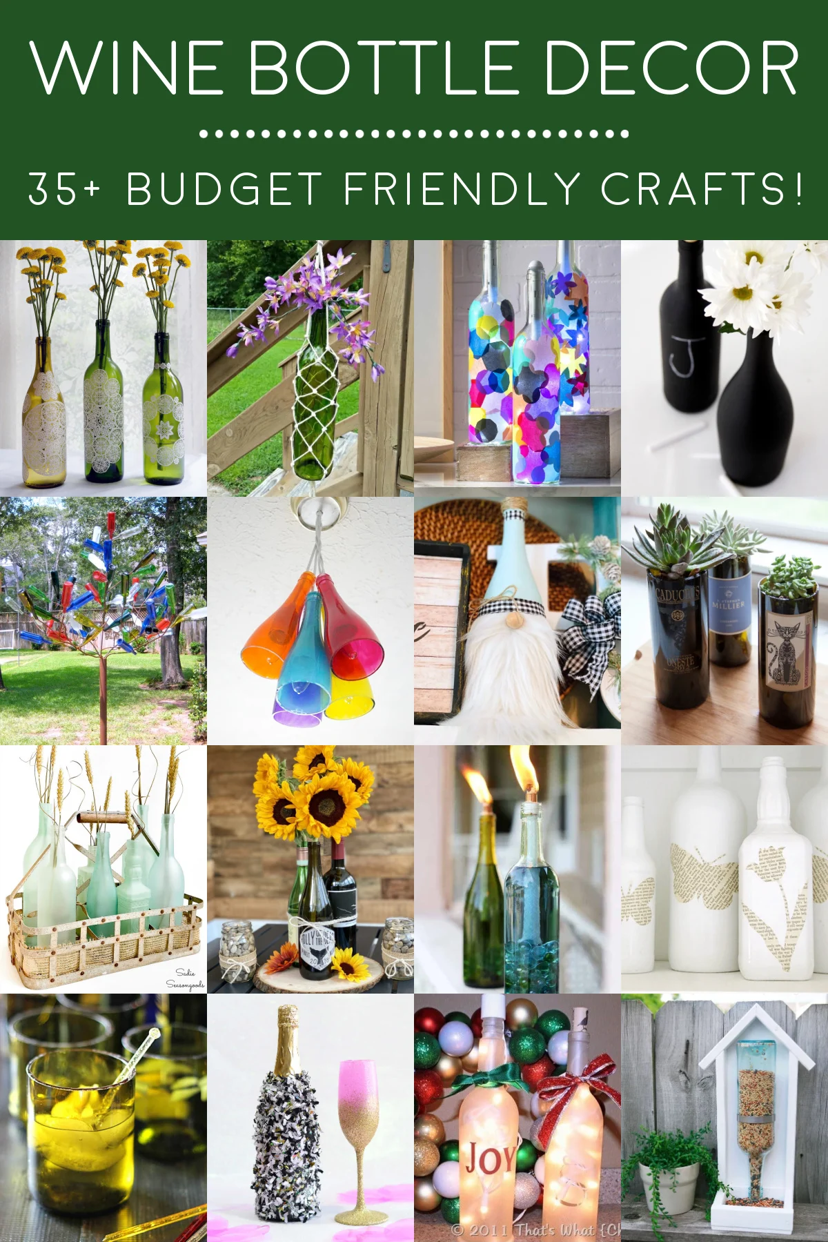 Wine Bottle Decor: 35+ Crafts for Your Home - Mod Podge Rocks