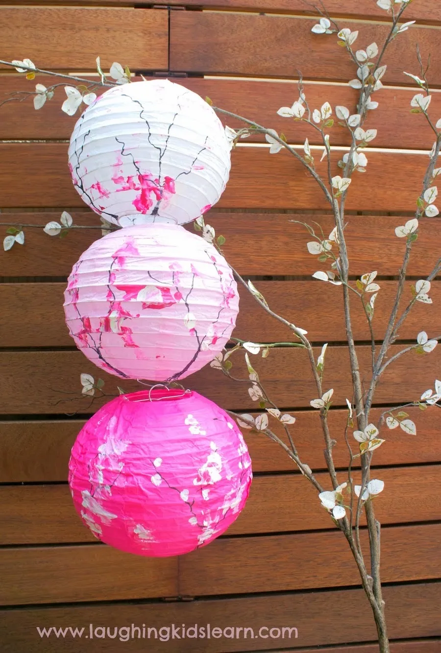 Cherry Blossom Paper Lanterns