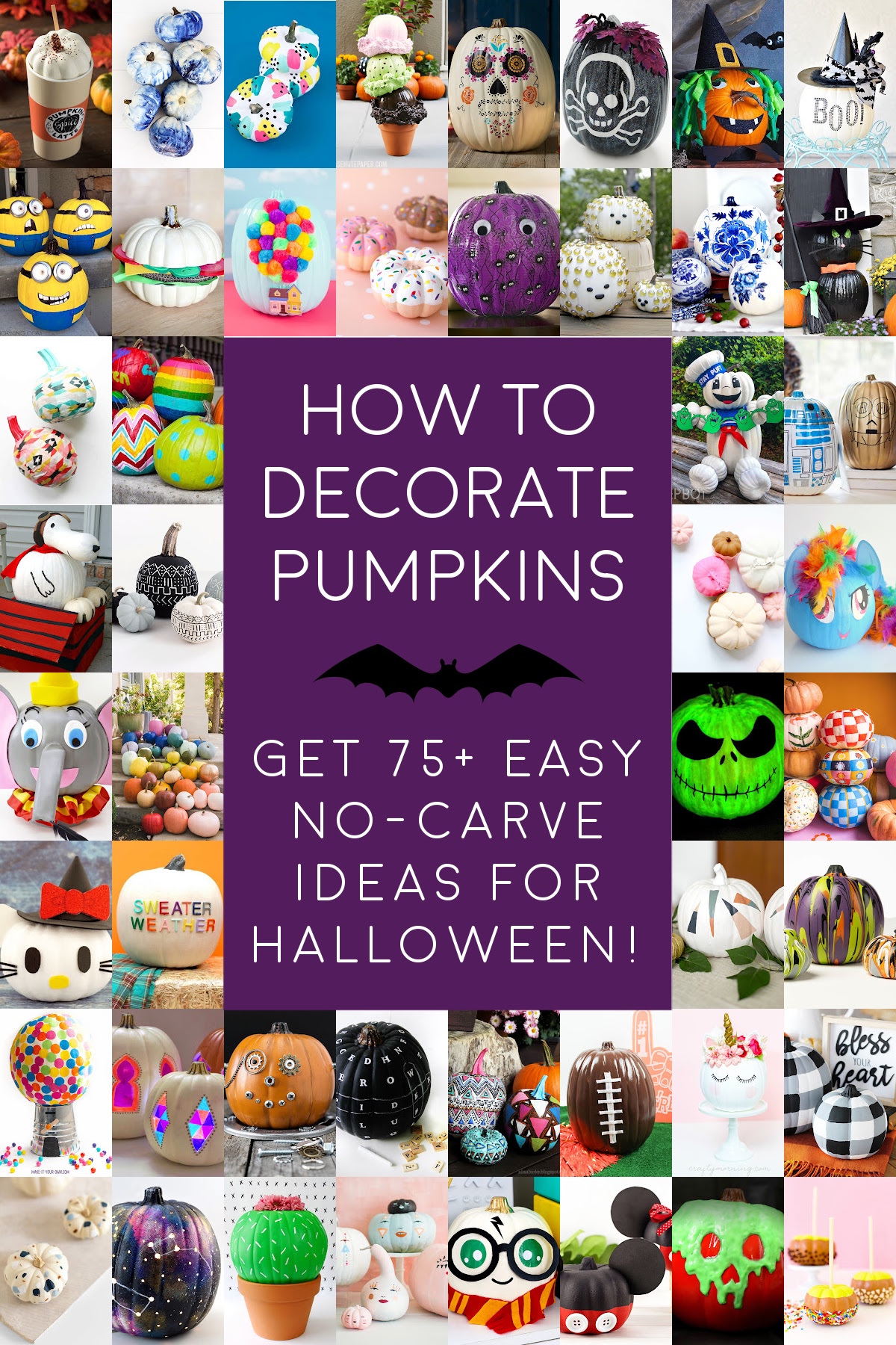 Decorating Pumpkins for Fall and Halloween