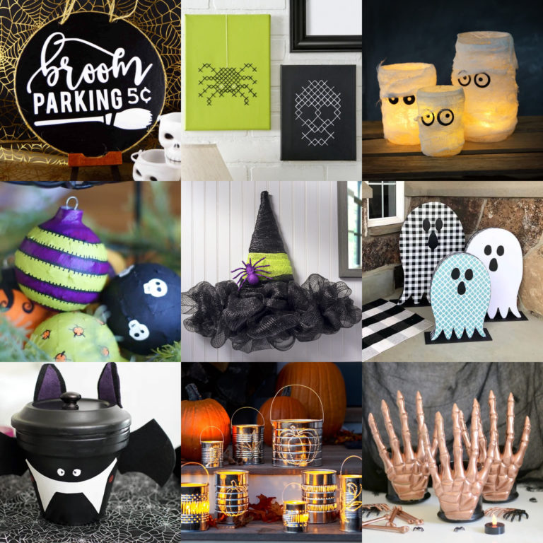 Dollar Tree Halloween Crafts feature image