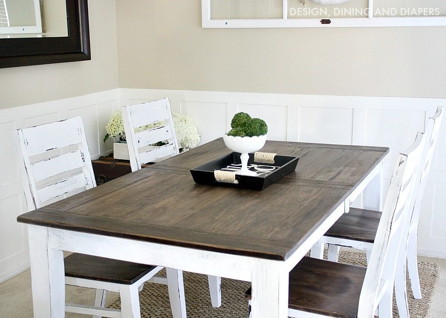 Farmhouse Table Makeover