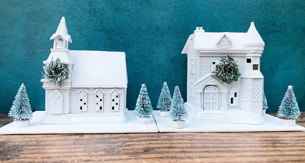 DIY Dollar Store Christmas Village