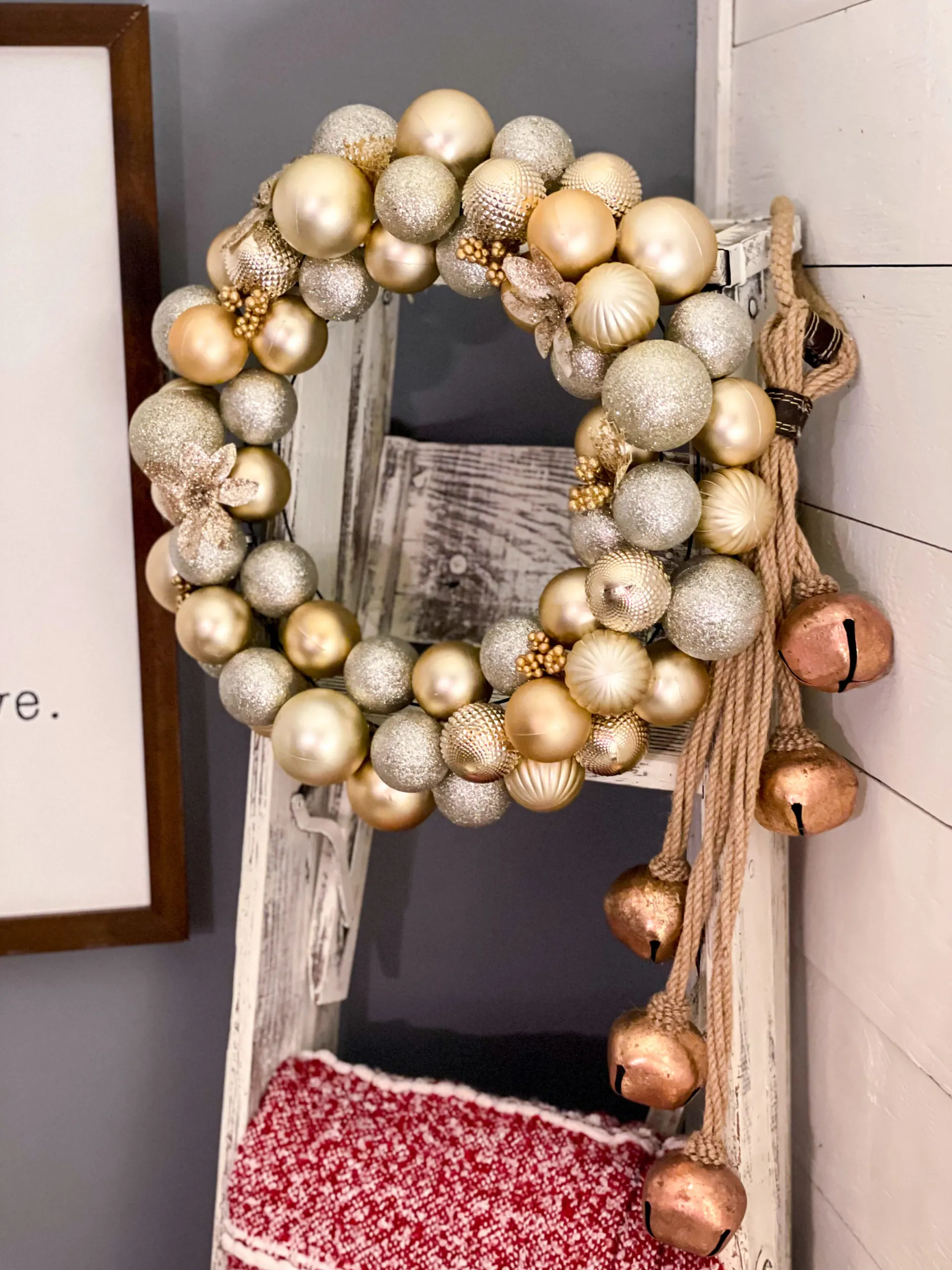 Dollar Tree Ornament Wreath