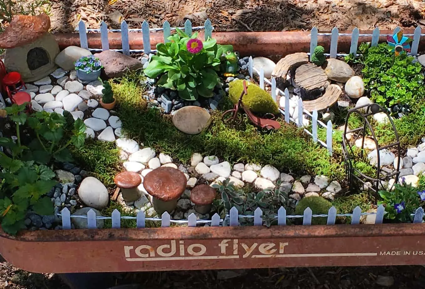 Radio Flyer Fairy Garden