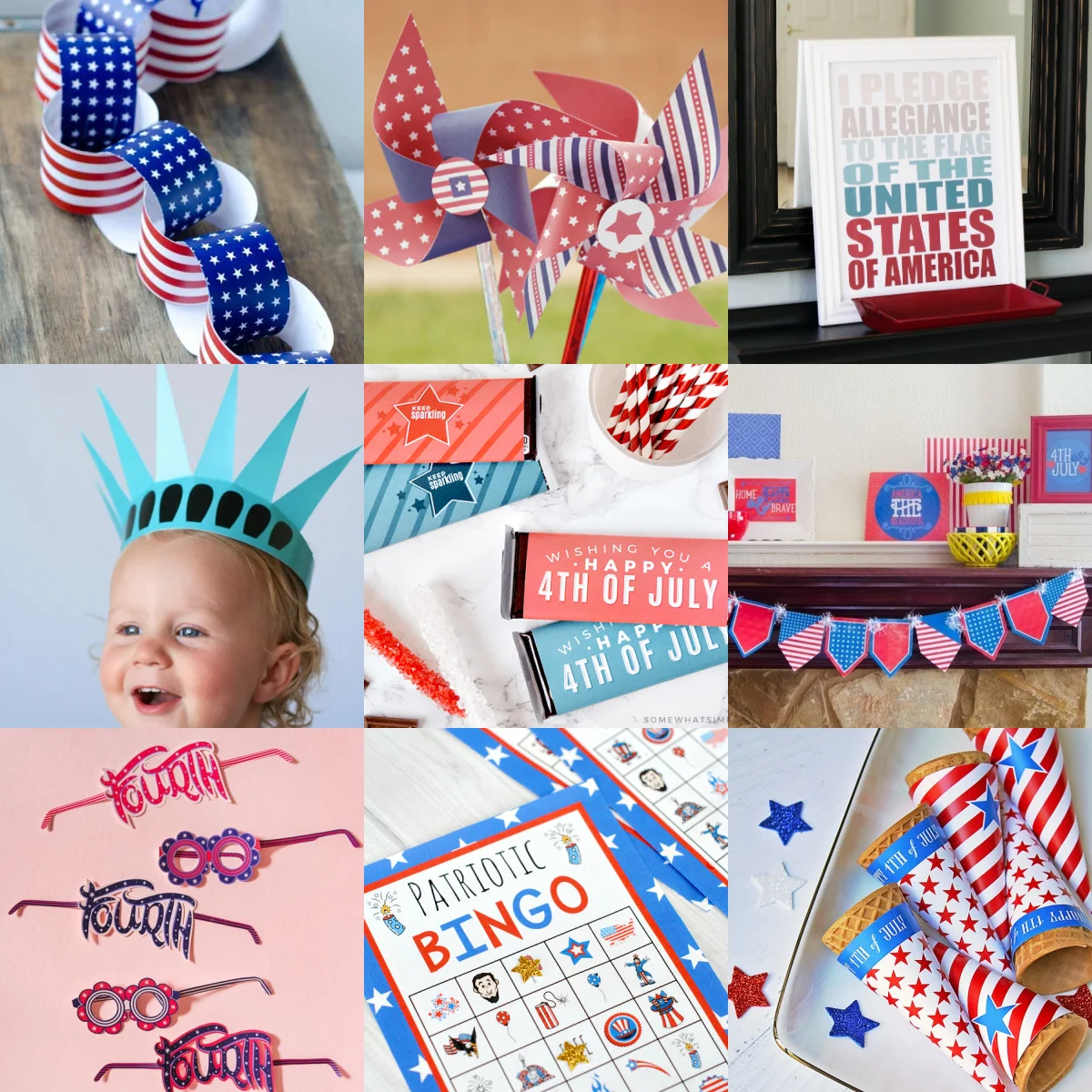 Fourth of july printables feature image