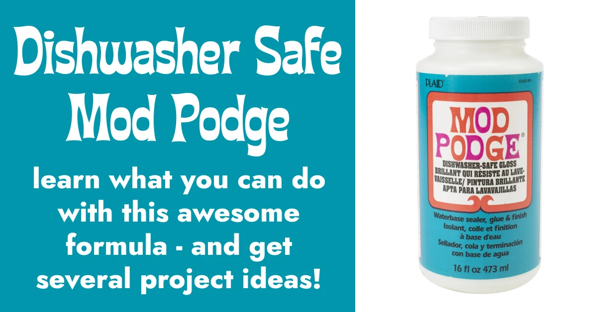 Mod Podge Dishwasher Safe Gloss 236 ML – DIYArabia