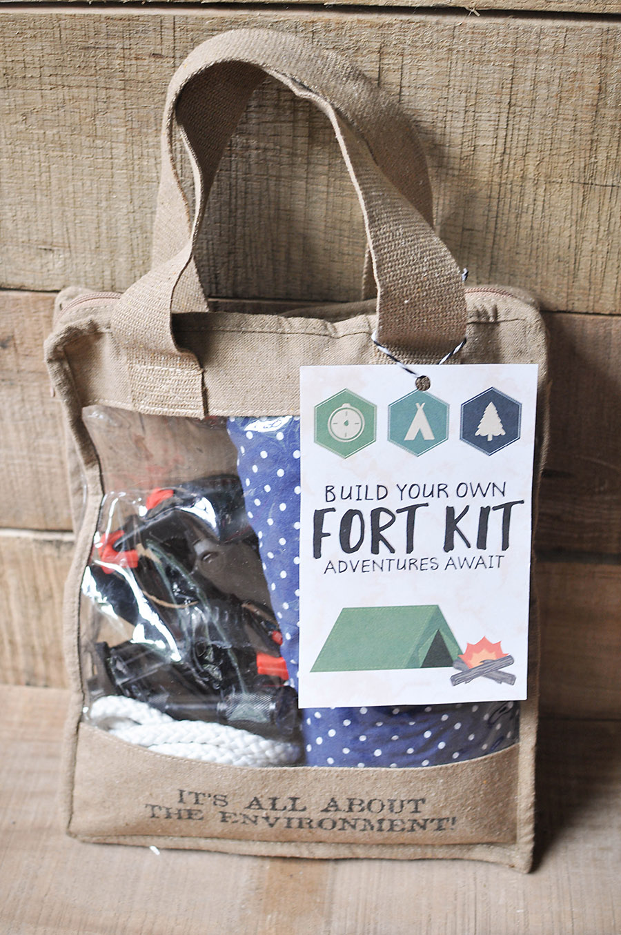 diy fort kit for kids with free printable