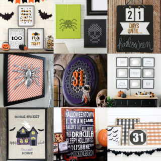 Halloween Wall Art projects feature image