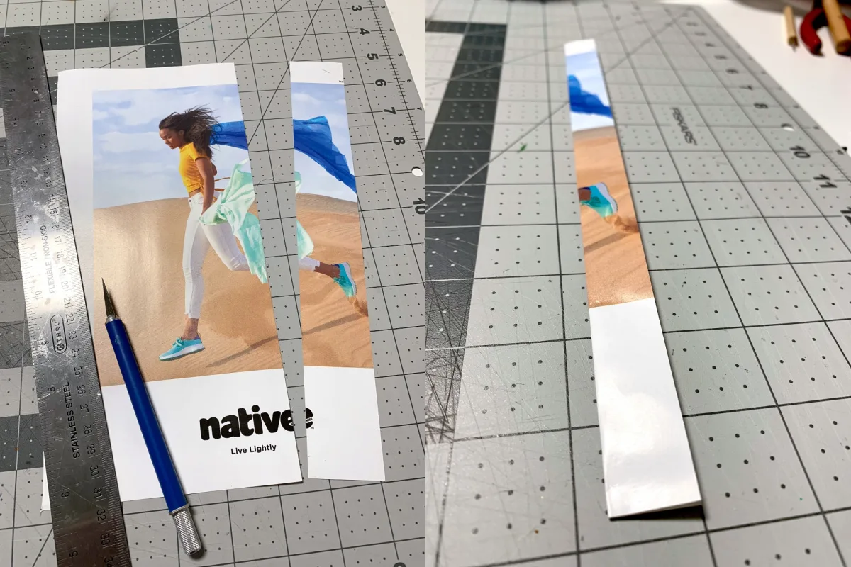 Cut a Magazine Strip and Fold