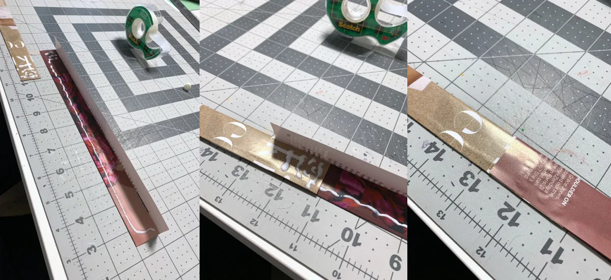 Glue Larger Strips Together