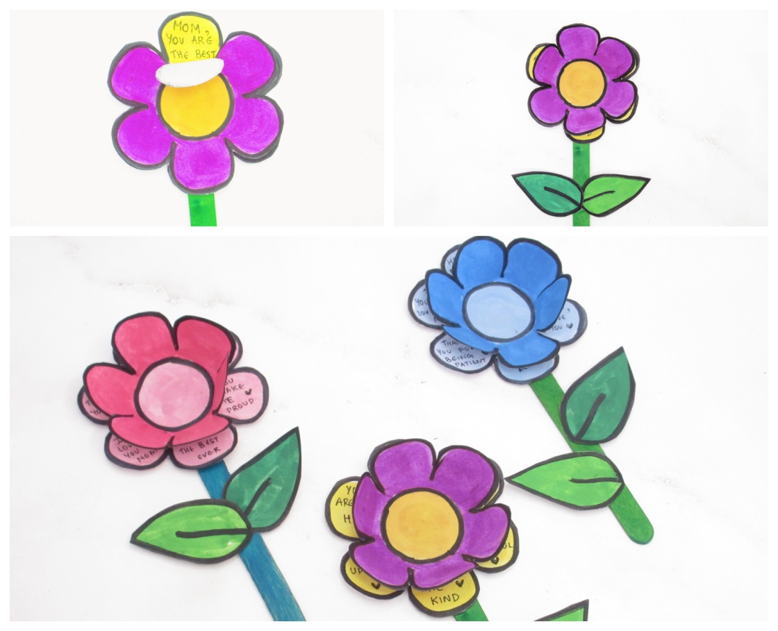 Mother's Day flower craft idea for kids