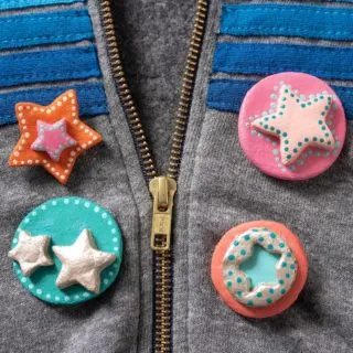 How to make pins with salt dough for kids